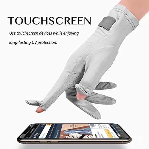 SayWow Driving Gloves Women for Sun UV Protection UPF 50+ Touchscreen Full Finger