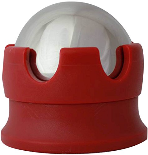 Massage Roller Ball - Stainless Steel Gel Balls for Heat + Ice Therapy - Back, Shoulder, Calf, Foot Massager with Heat or ...