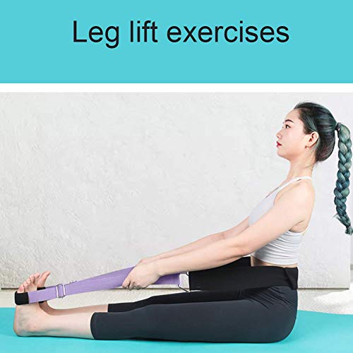 Yoga Stretching Strap, Improve Body Flexibility Stretch Strap Backbend Assist Trainer, Adjustable Leg Stretcher Home Gym E...