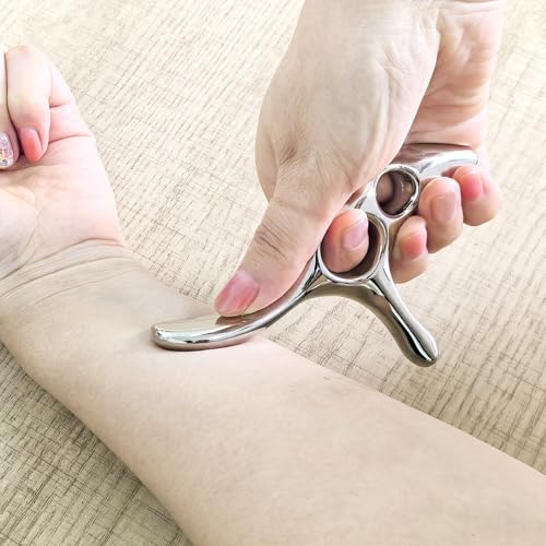 BYYDDIY Gua Sha Trigger Point Massage Tool -Thumb Protector,Deep Tissue Massage,Muscle Scraper Tool (T)