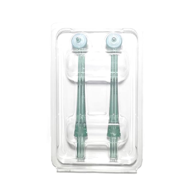2 Count HX8012 Nozzles Airfloss Replacement Heads Compatible with Philips Sonicare HX8140 HX8211 Flosser Handle