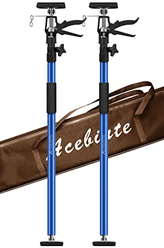 2PK Support Pole,Steel Telescopic Quick Adjustable 3rd Hand Support System, Support Rod, Supports up to 154 lbs Constructi...