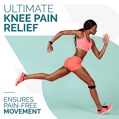 Run Forever Sports Patella Strap Knee Brace Support for Arthritis, ACL, Running, Basketball, Meniscus Tear, Sports, Athlet...