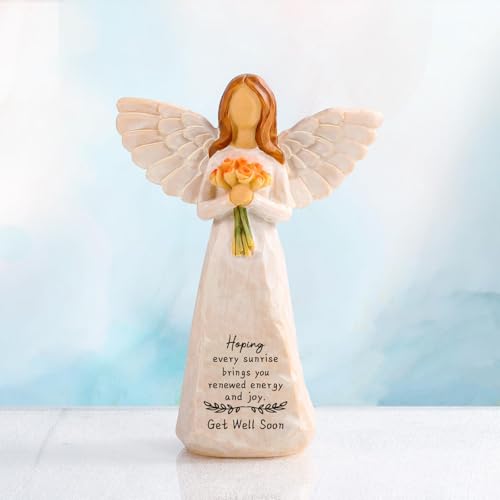 Kohehe Get Well Gifts for Women,5.5'' Get Well Soon Angel Figurine,Unique Encouragement Gifts for New Mom,Grandma,Sister a...