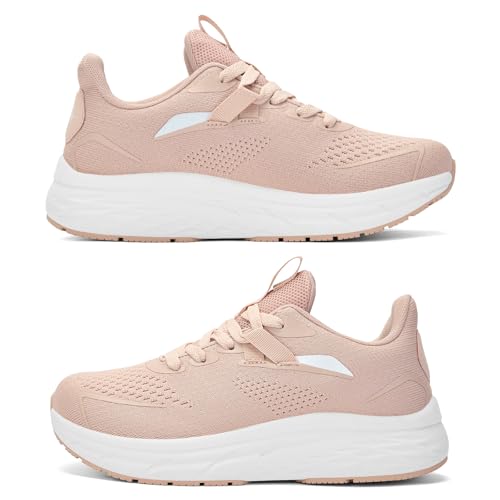 RUGSTAR Womens Walking Shoes Wide Toe Box Running Tennis Shoes Lightweight Breathable Wide Sneakers Cushioning Comfort Gym...