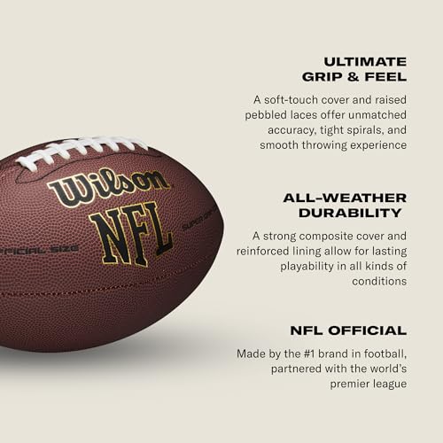 Wilson NFL Super Grip Composite Footballs