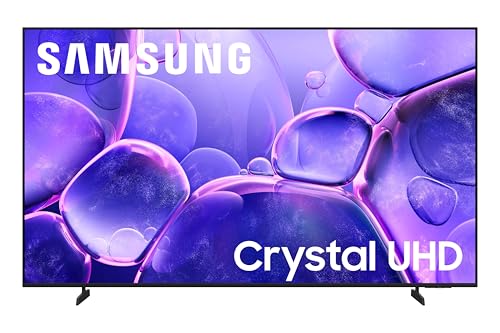 Samsung 65-Inch Class Crystal UHD U8000F 4K Smart TV (2025 Model) Endless Free Content, Crystal Processor 4K, MetalStream ...
