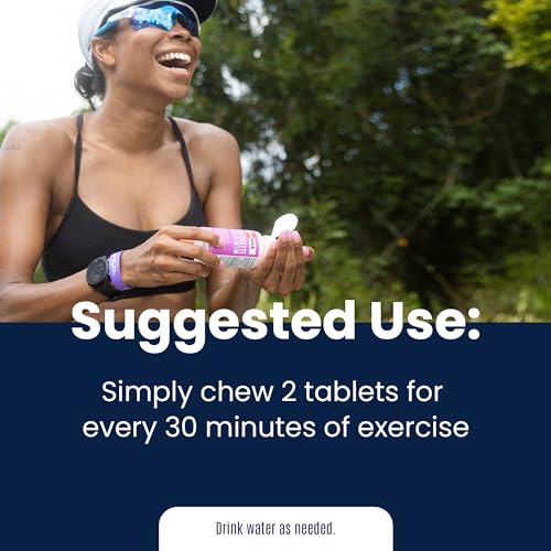 SaltStick Electrolyte FastChews - 60 Mixed Berry Chewable Tablets - Salt Tablets for Running and Hydration, Electrolyte Ch...