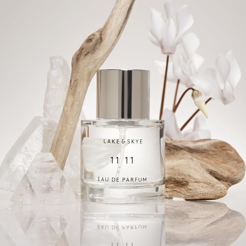 Lake & Skye 11 11 Eau de Parfum Vial Spray Sample, 0.06 fl oz (2 ml) - Skin Musk, Clean, Vegan, Paraben-Free, Cruelty-Free