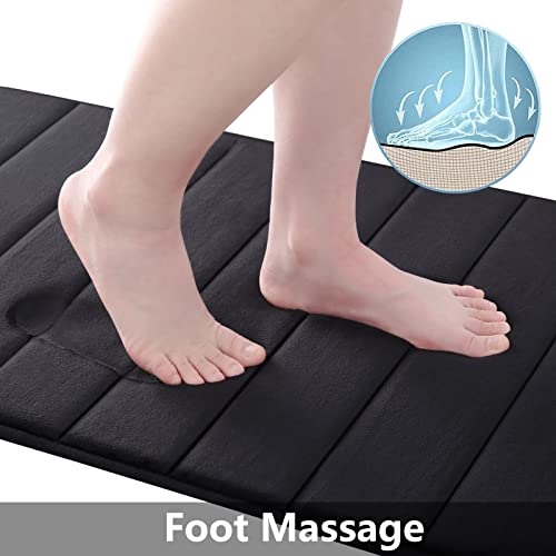 Buganda Memory Foam Bath Mat, 30" x 20", Ultra Soft and Non-Slip Bathroom Rugs, Water Absorbent and Machine Washable Bath ...