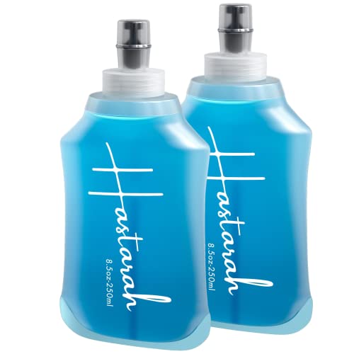Flexible Running Bottle - Two Pack: 8.5oz, Foldable, BPA/PVC Free, Perfect for Hydration Pack, Running Vest - Ideal for Jo...