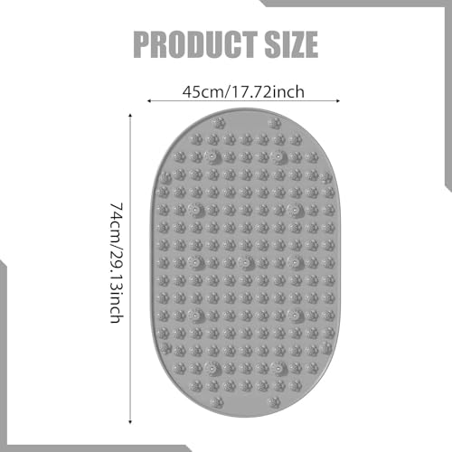 Generic Foot Massage Pad Silicone Acupressure Mat Reflexology Toe Plate Nonslip Ergonomic Pressure Point Mat Portable Desi...