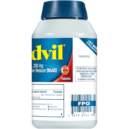 Advil Pain Reliever and Fever Reducer, Ibuprofen 200mg for Pain Relief - 300 Count, Advil PM Pain Reliever and Nighttime Sleep Aid, Ibuprofen for Pain Relief and Diphenhydramine Citrate - 2 Count