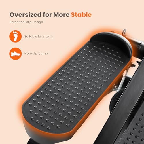 Sweetcrispy Mini Stair Steppers with Resistance Bands for Exercise at Home, Portable Exercise Twist Stepper Machine for Fu...