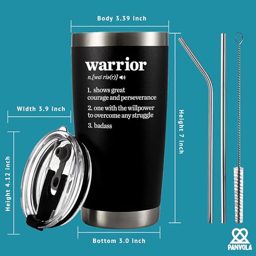 Warrior Definition Cancer Survivor Gifts Breast Cervical Cancer Patient Recovery Get Well Soon Inspirational Gifts for Wom...