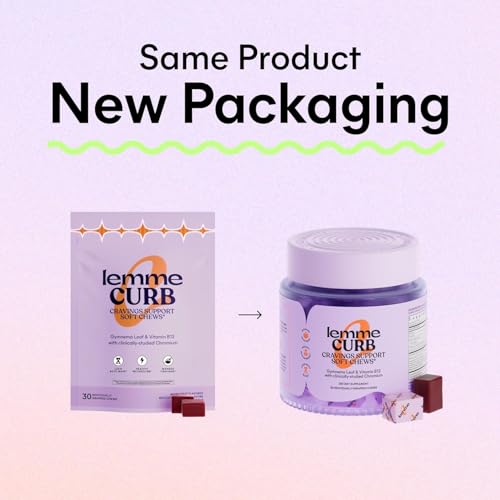 Lemme Curb Cravings Soft Chews - Manage Appetite, Support Metabolism & Lean Body w/Clinically Studied Chromium, Gymnema & ...
