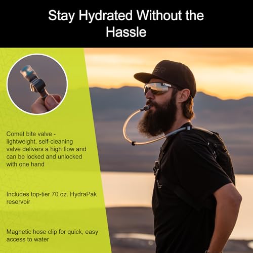 MSR Low-Profile Race Hydration Pack – 2-Liter Water Bladder Backpack – Lightweight, Secure Fit for Off-Road, Dirt Bike, MT...
