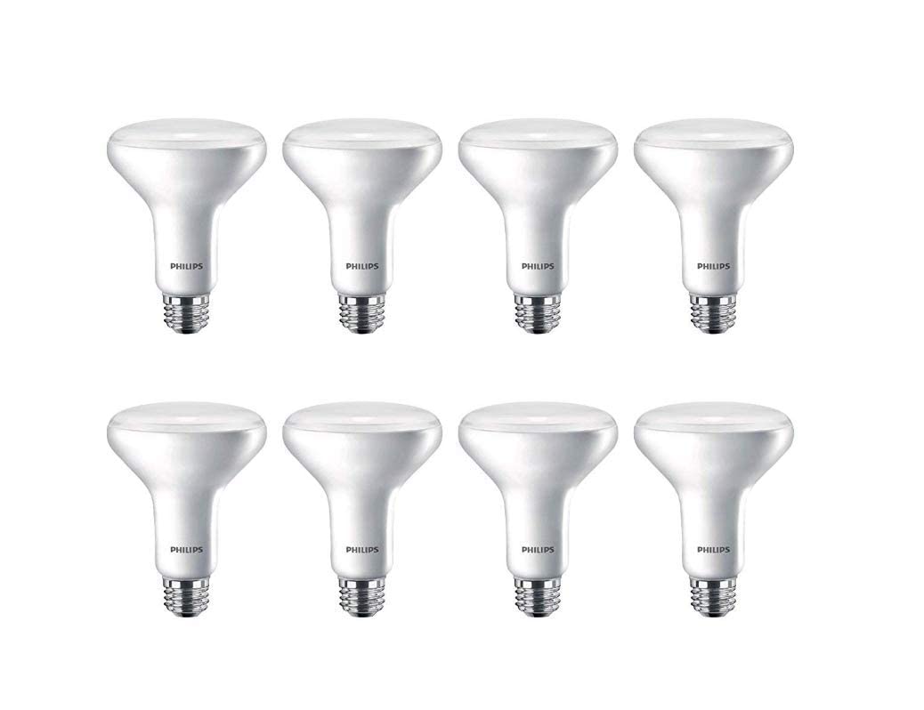 Philips Led Br30 Flood Light Bulb - 11W (65W Equivalent), 650 Lumen, Soft White (2700K), 8-Pack, Dimmable, Plastic