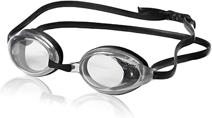 Sporti Unisex Adult Swimming Goggles, Antifog Swim Goggles for Men & Women, Shatter-resistant, Double Straps, Variety Designs