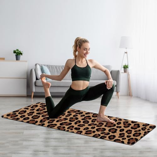 FOLAI Extra Thick Yoga Mat 6mm，pilates mat thick - Non-Slip Exercise Mat for HIIT, Pilates & Home Workouts & Workout with ...