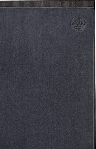 Manduka eQua Hot Yoga Mat Towel - 72" Instant Moisture Activated Grip Ultra Soft Microfiber Quick Dry, Daily Use Ready Lig...