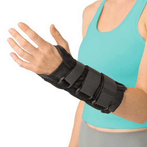 BraceAbility Volar Wrist Splint - Right or Left Hand Compression Support Brace for Carpal Tunnel Syndrome Relief, Fracture...