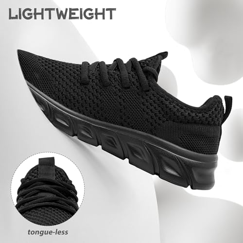 IQYNAM Running Shoes for Men Women Slip on Unisex Walking Tennis Non-Slip Work Shoes Lightweight Breathable Athletic Worko...