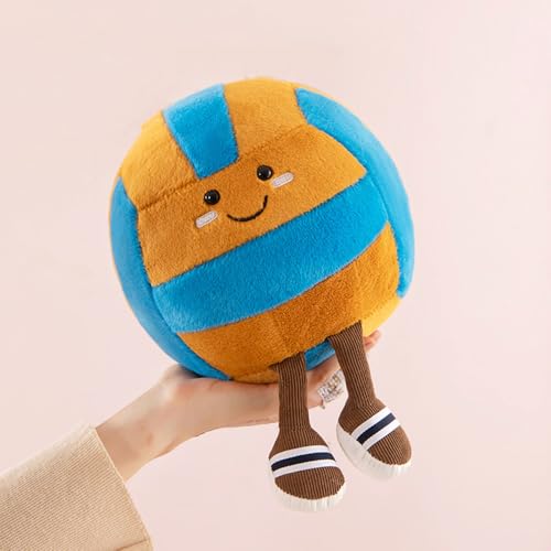 12inch Volleyball Plush Toys Soft Stuffed Sports Plush Balls Cute Fun American Soccer Doll Toys with feet Creative Footbal...
