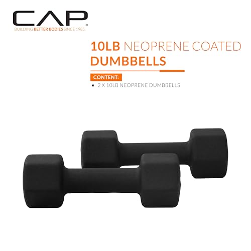 CAP Barbell Neoprene Dumbbell Weights Pairs & Sets | Multiple Colors