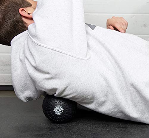 SERIOUS STEEL FITNESS 5" Foam Massage Ball - Deep Tissue Muscle Knot Release Tool - Back, Legs, Shoulders, and More (5" In...