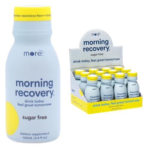 Morning Recovery Electrolyte, Milk Thistle Drink Proprietary Formulation to Hydrate While Drinking, Highly Soluble Liquid ...
