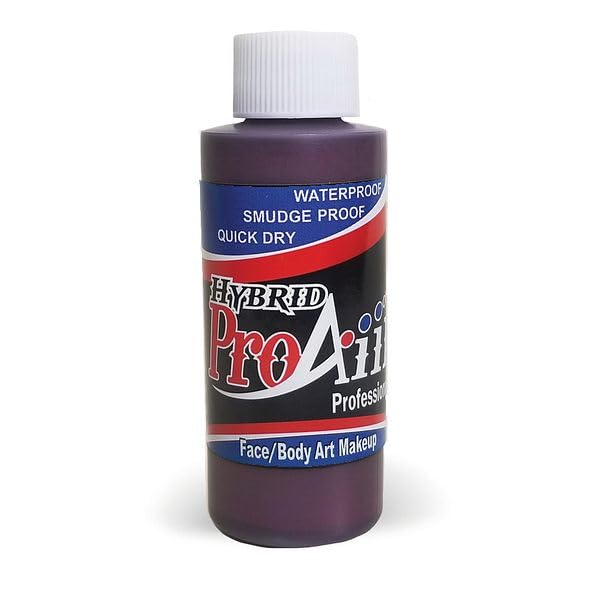 ProAiir Face and Body Painting Makeup - 2oz (60ml) Maroon