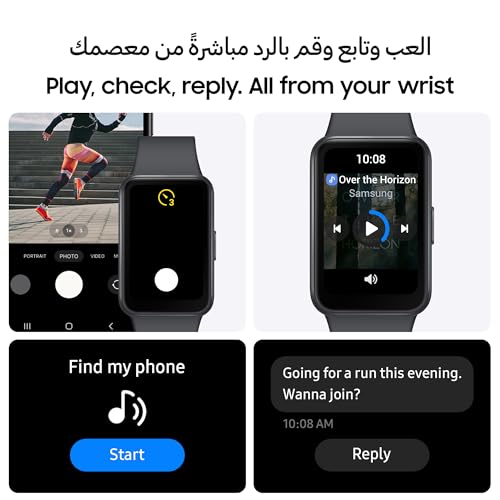 SAMSUNG Galaxy FIT 3 [2025, 40MM] 1.6" AMOLED Display | IP68 Water Resistant | 14 Days Battery Life | 100+ Watchfaces | 10...