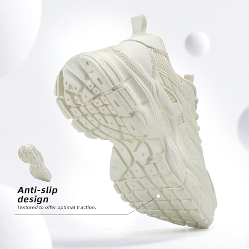 Kundork Womems Walking Shoes Running Tennis Fashion Sneakers Athletic Gym Workout Comfortable Breathable Lightweight