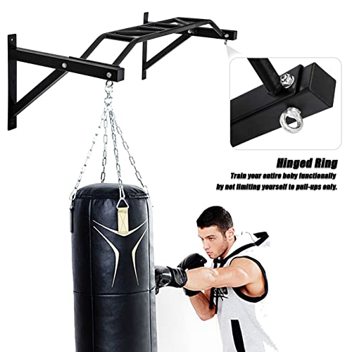 BDL Wall Mounted Pull Up Bar Chin Up bar Multifunctional Dip Station for Indoor Home Gym Workout, Power Tower Set Training...