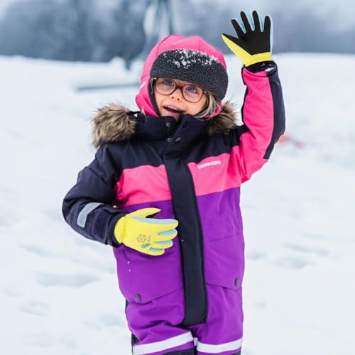 Kids' 3-Size Winter Snowboarding Gloves for Boys & Girls