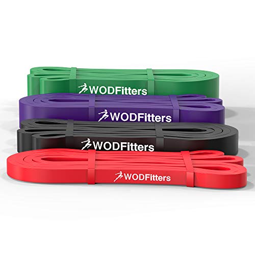 WODFitters Pro Series Pull-Up Assistance Bands – Premium Resistance Loop Bands for Assisted Pull Ups, Muscle Ups, Strength...