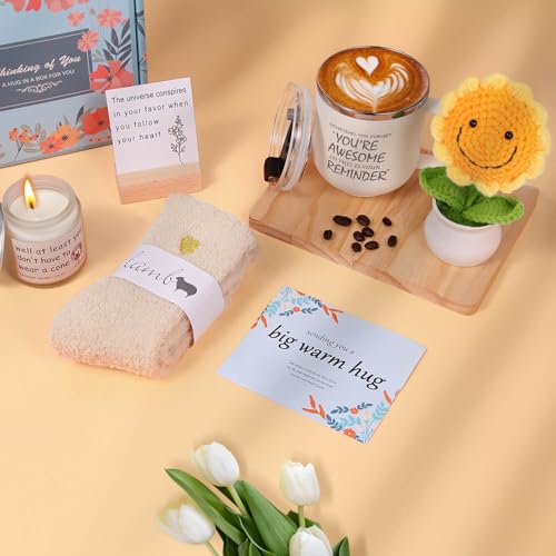 Get Well Gifts for Women-7 Pcs After Surgery Recovery Gifts for Teen Girl Man Mom Teenage, Funny Cheer Up Basket for Femal...