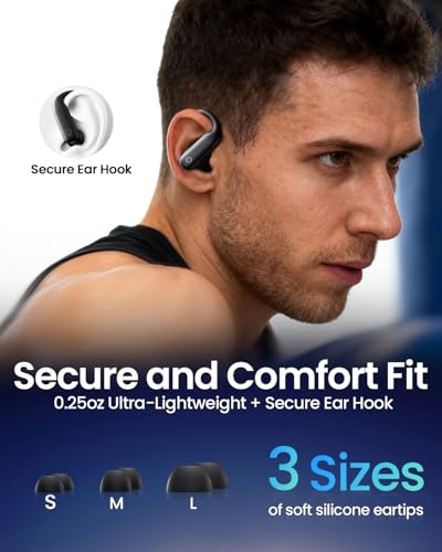 LEEMC Wireless Earbuds, Bluetooth Headphones 6.0, Ear Buds with Touch Screen, ANC ENC Noise Cancelling, 40H Bass Stereo So...