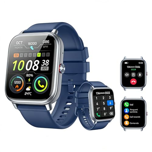 paybay Smart Watch for Men Women, Fitness Tracker (Answer/Make Call), 1000 mAh Battery, 120+ Sport Modes, Step Counter/Sle...