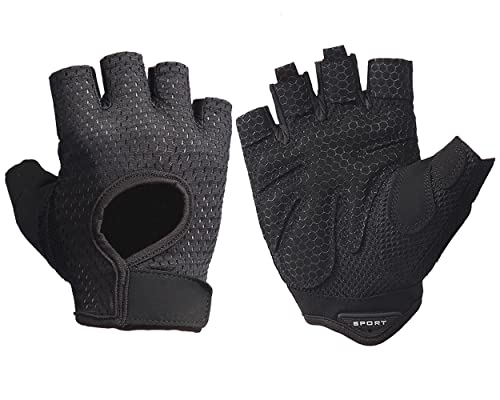 SUJAYU Workout Gloves for Women & Men, Gym Gloves Weight Lifting Gloves for Men, Mens Workout Gloves Fitness Gloves