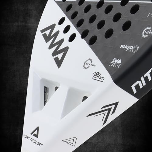 AMA SPORT Padel Racket Carbon Fiber Surface with EVA Memory Flex Foam Core Padel Tennis Racket Lightweight Paddle Tennis R...