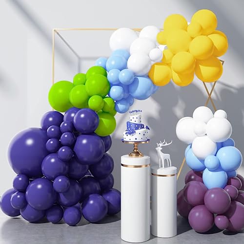 EMART 100pcs Yellow Balloons 12 Inch with Ribbon, Latex Helium Quaility for Birthday, Wedding, Baby Shower, Graduation, Ch...