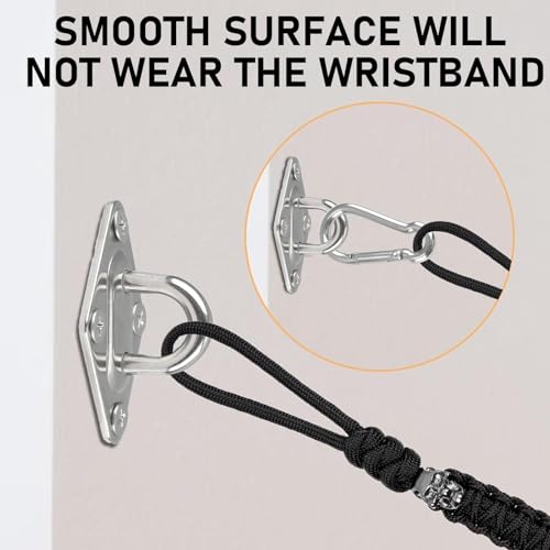 Wall Mount for Resistance Bands, Workout Anchors Wall Resistance with Hook for Fitness Bands, Space Saving Workout Equipme...