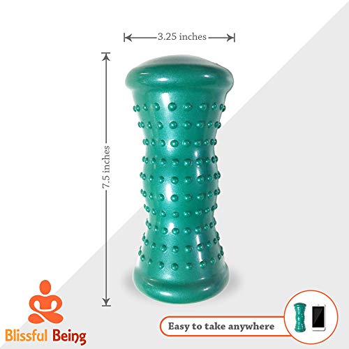 Blissful Being Hot & Cold Foot Roller for Plantar Fasciitis & Neuropathy | Foot Massage Roller for Deep Tissue Acupressure...