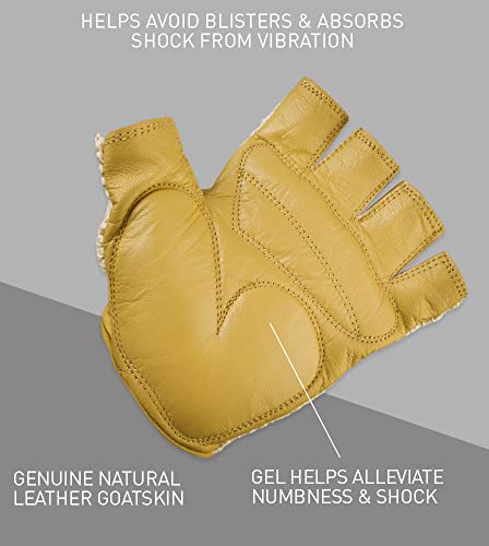 AERO|TECH|DESIGNS | Crochet Cycling Gloves | Gel Padded Palms | Natural Leather and Cotton