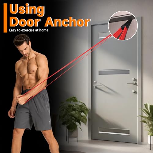 Non Latex Resistance Bands, Pull Up Assistance Bands, Exercise Bands Resistance, Workout Bands Resistance for Men and Wome...