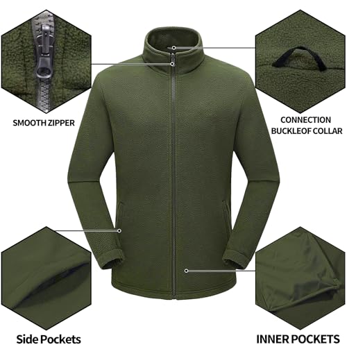 Kugnala Mens Winter Skiing Jacket 3 in 1 Waterproof Warm Snow Fleece Lining Coat Hooded Windproof Jacket S-6XL
