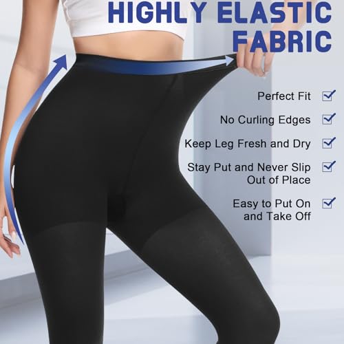 Beister Medical Compression Pantyhose for Women & Men, Opaque Closed Toe 20-30mmHg Graduated Support Tight