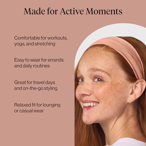 Kitsch Headbands for Women Non Slip - Running Headbands for Girls, Ideal for Working Out, Yoga, Gym, or Lounging | Stretch...